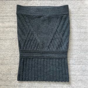 French Connection FCUK Gray Sweater Skirt - Size 0